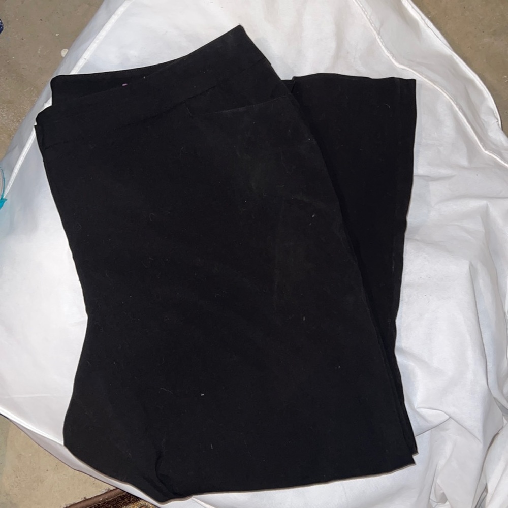 Lane Bryant size 24 bootcut black trouser. With pockets!